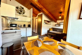 Comfortable T2 with mountain view near Megève